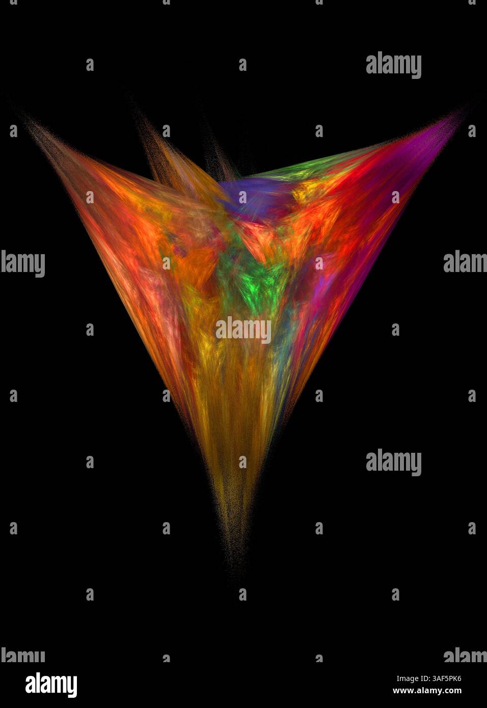 Fleur de Fractal Banque D'Images