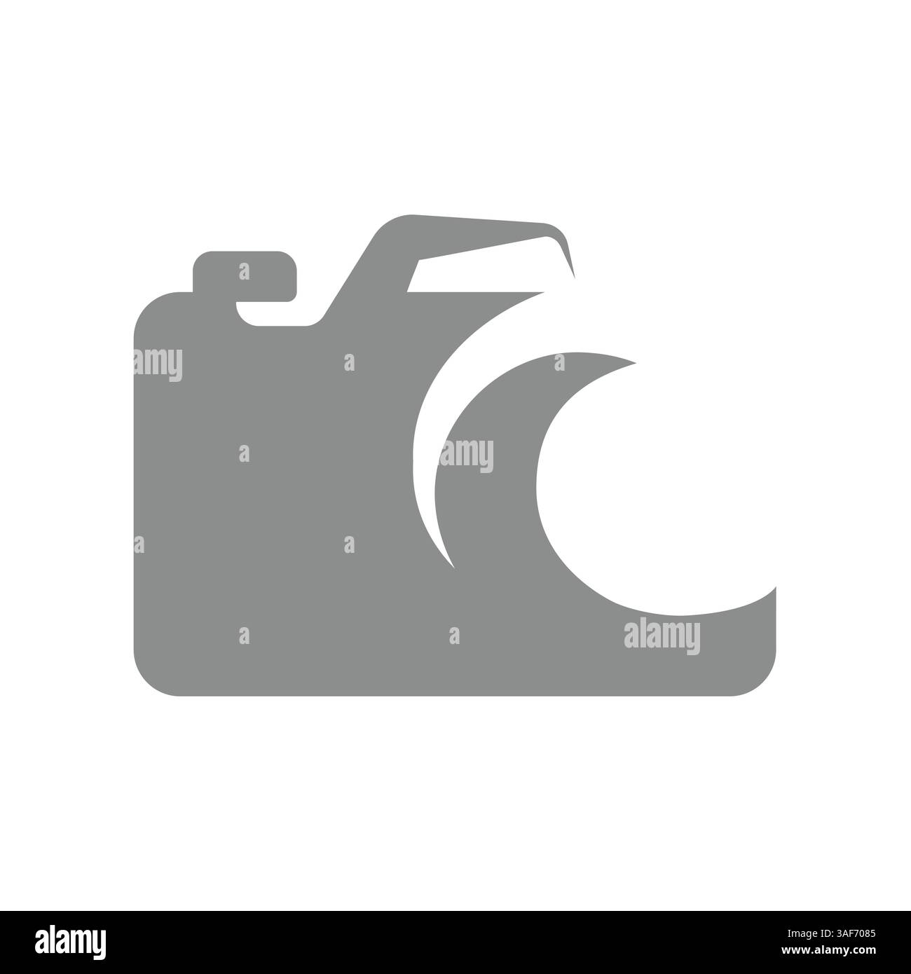 Icône vectorielle de l'appareil photo. Conception de logo d'appareil photo, numérique ou de film. Illustration de Vecteur