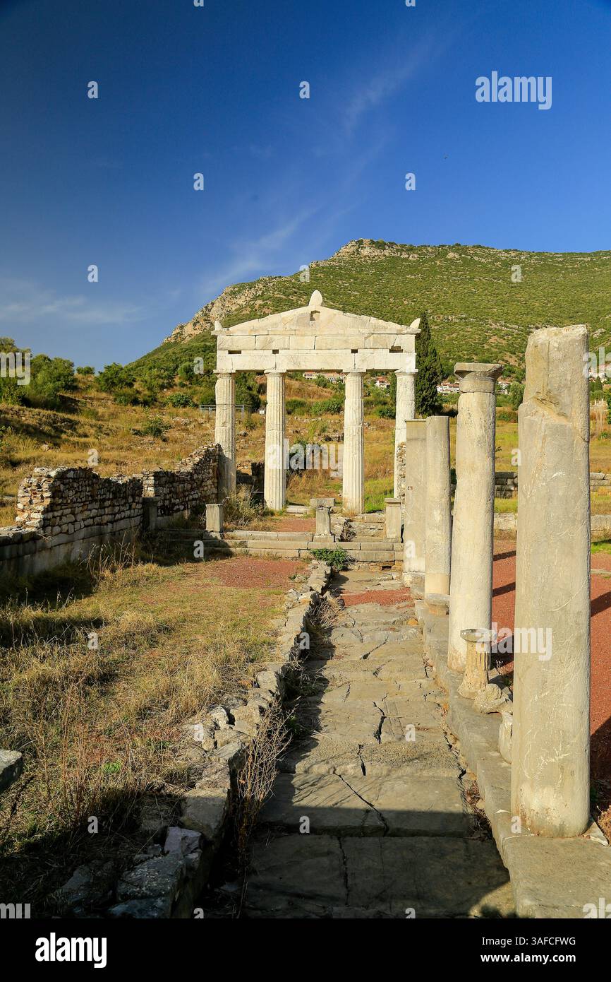 Messène antique, Péloponnèse, Grèce. Banque D'Images