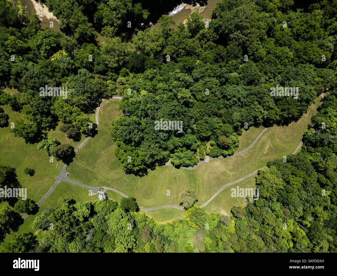 Serpent Mound, Peebles, OH 45660 Banque D'Images