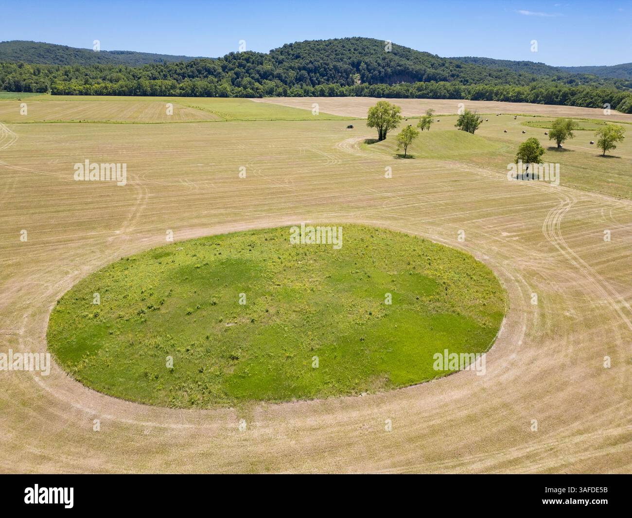 Seip Earthworks, Hopewell culture National Historical Park, Chillicothe, OH 45601 Banque D'Images