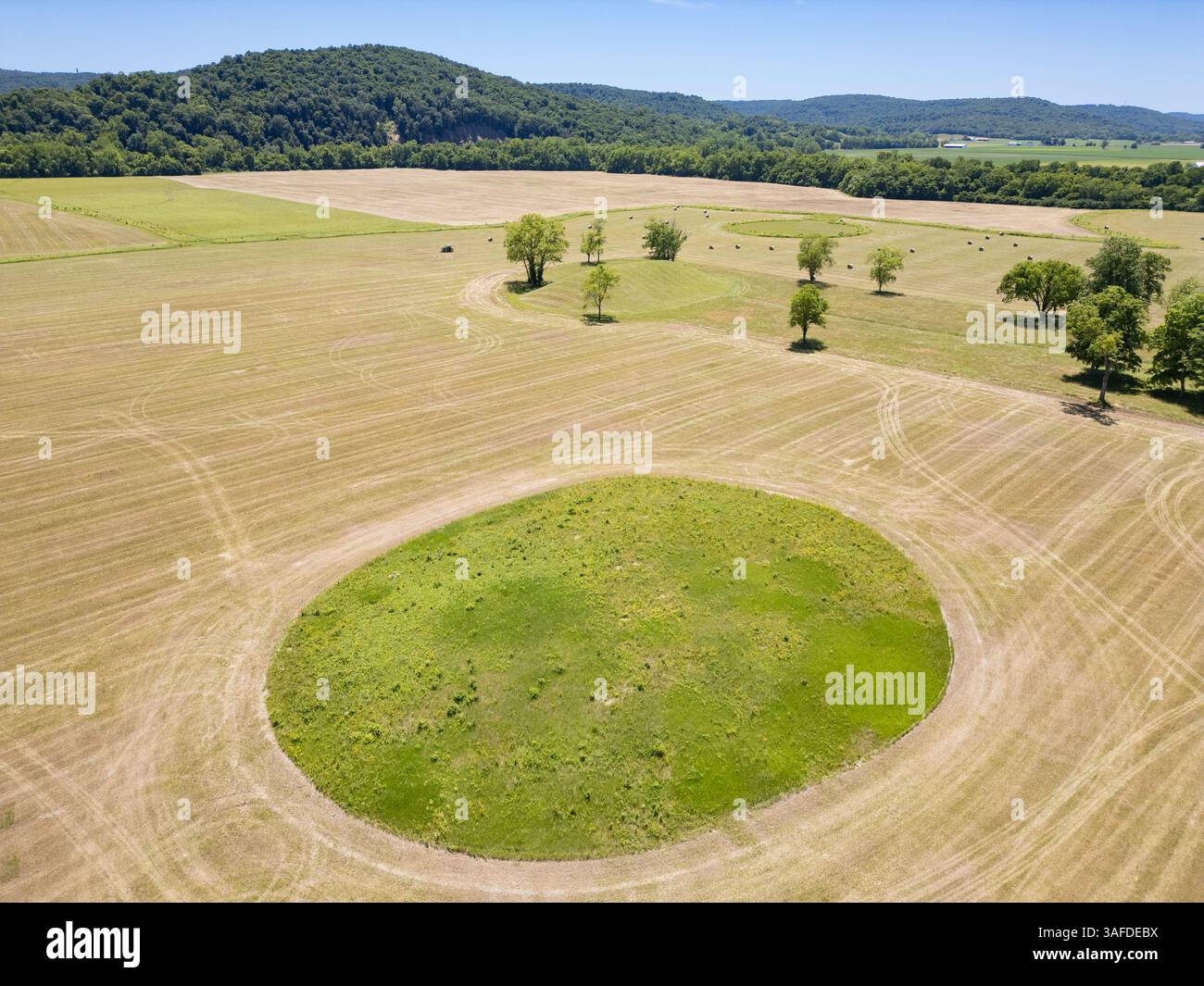 Seip Earthworks, Hopewell culture National Historical Park, Chillicothe, OH 45601 Banque D'Images