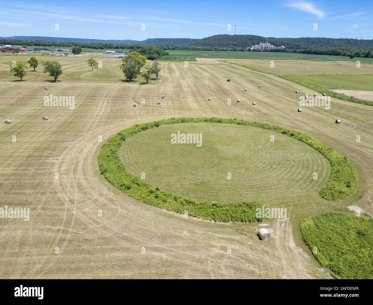 Seip Earthworks, Hopewell culture National Historical Park, Chillicothe, OH 45601 Banque D'Images