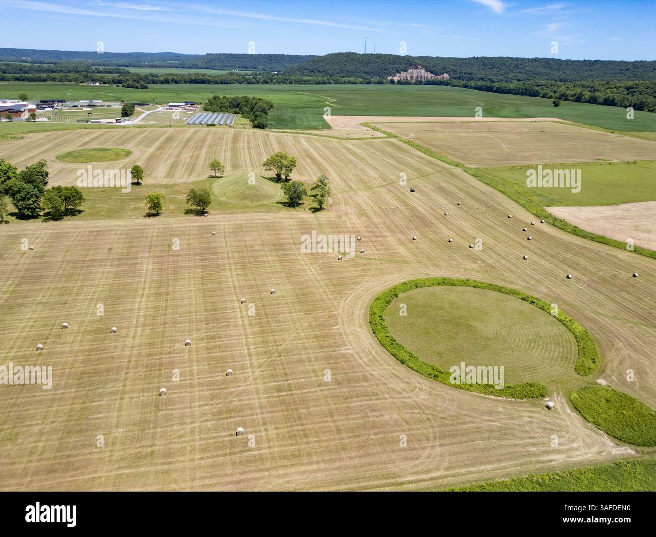 Seip Earthworks, Hopewell culture National Historical Park, Chillicothe, OH 45601 Banque D'Images