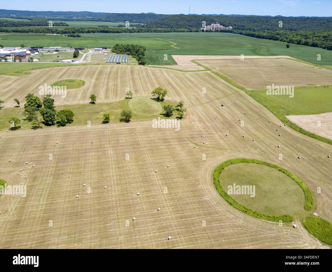 Seip Earthworks, Hopewell culture National Historical Park, Chillicothe, OH 45601 Banque D'Images