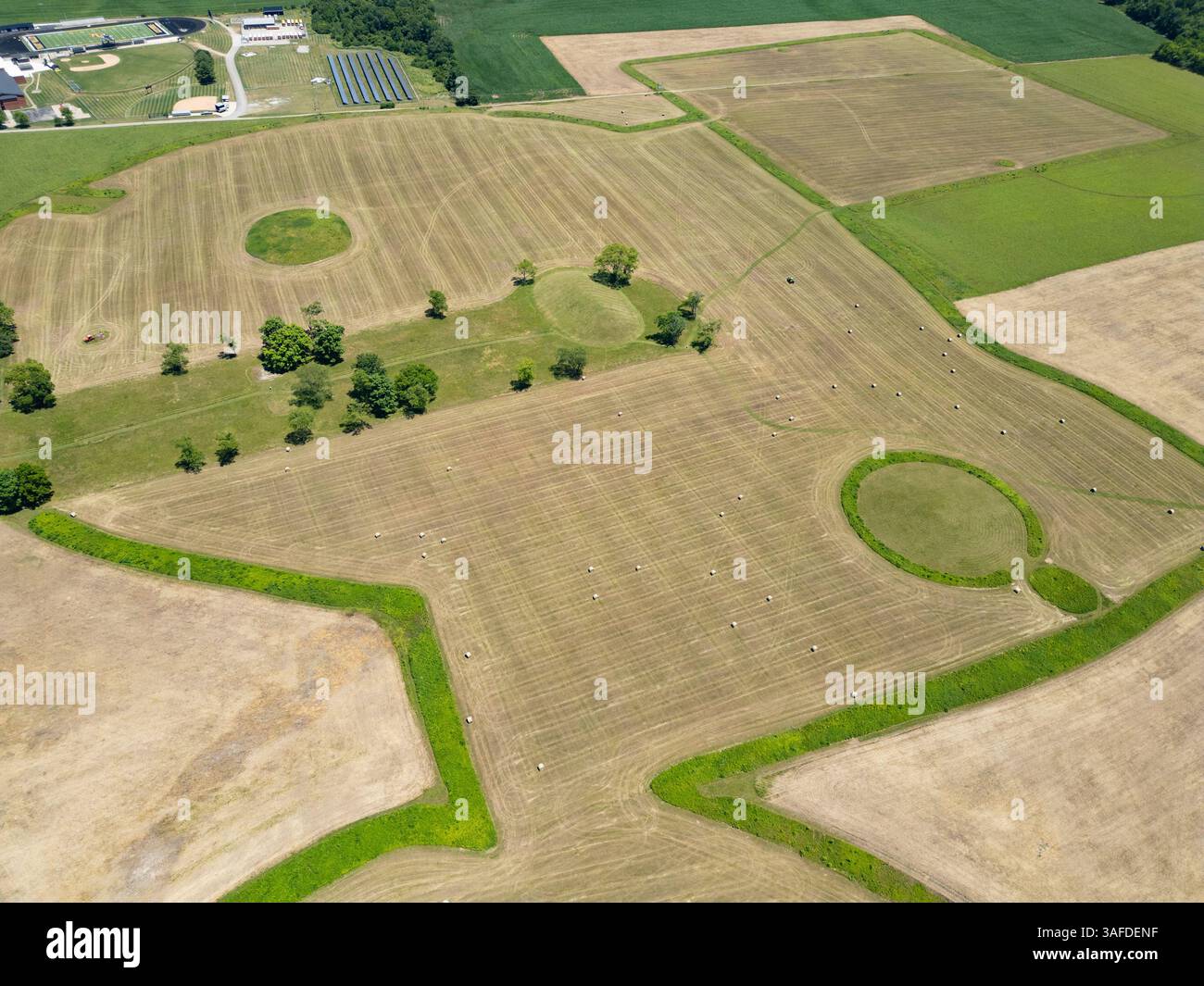 Seip Earthworks, Hopewell culture National Historical Park, Chillicothe, OH 45601 Banque D'Images