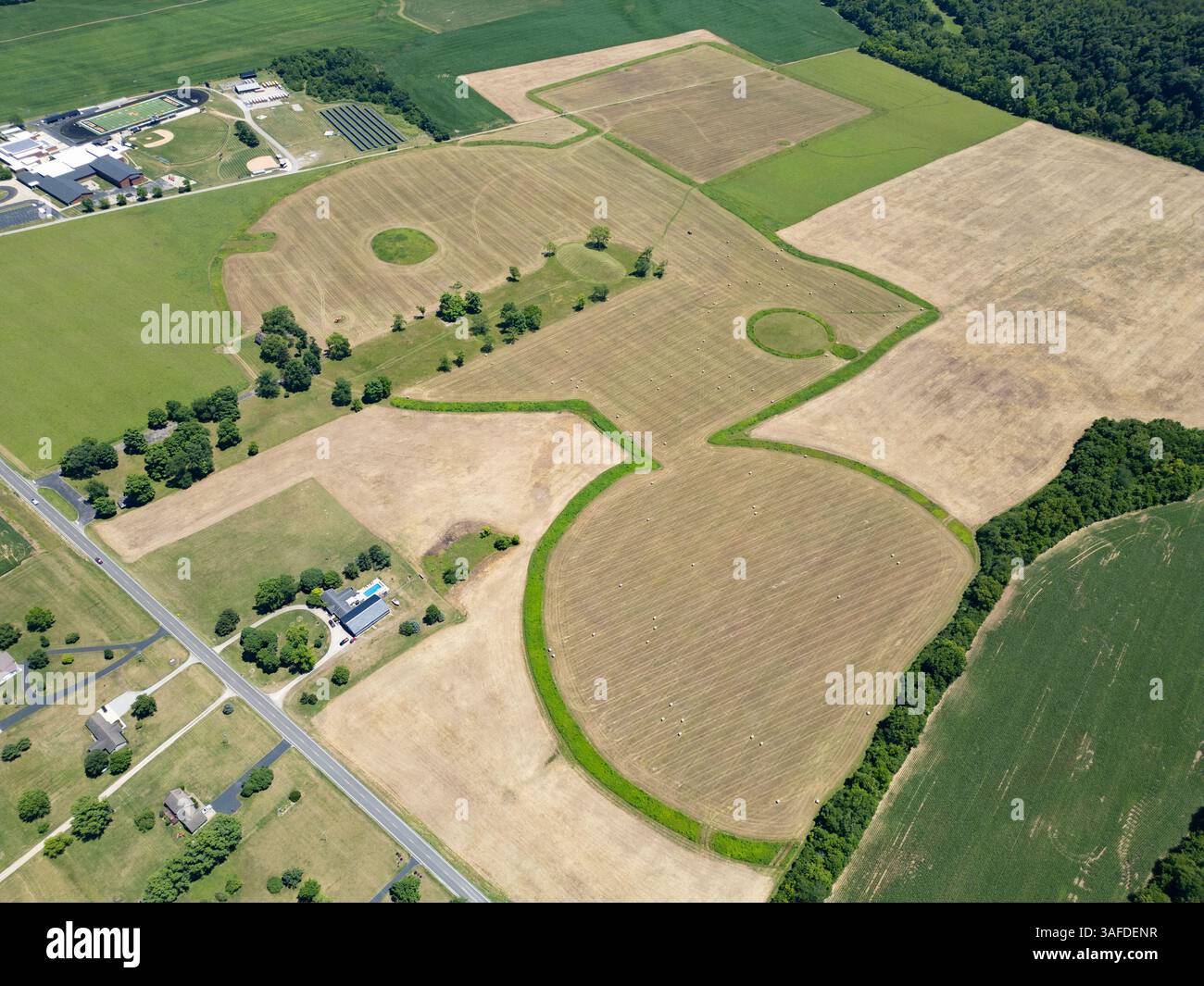 Seip Earthworks, Hopewell culture National Historical Park, Chillicothe, OH 45601 Banque D'Images