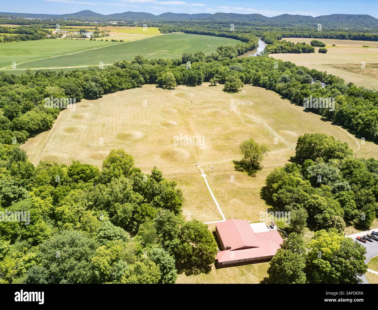 Mound City, Hopewell culture National Historical Park, Chillicothe, OH 45601 Banque D'Images