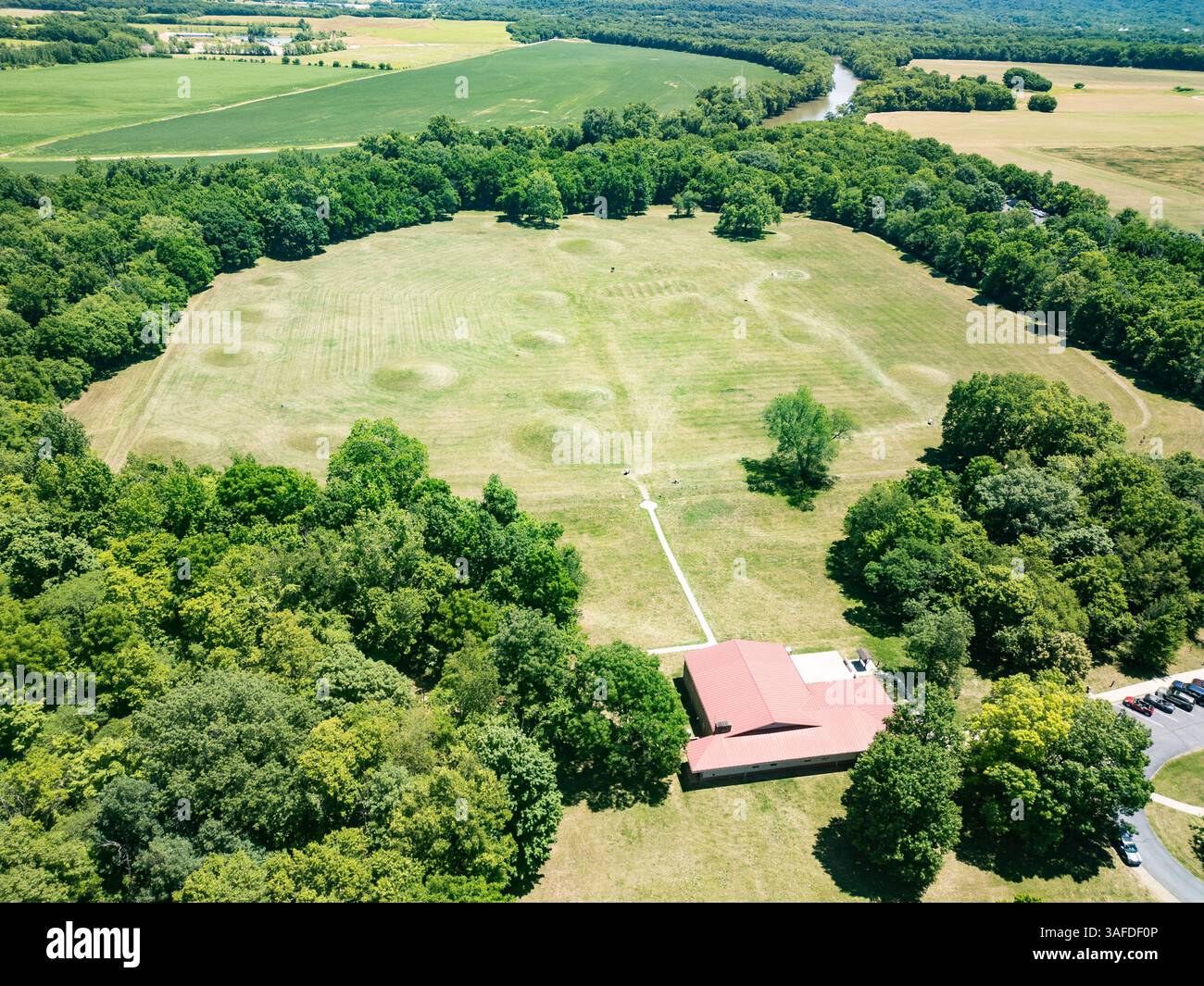 Mound City, Hopewell culture National Historical Park, Chillicothe, OH 45601 Banque D'Images