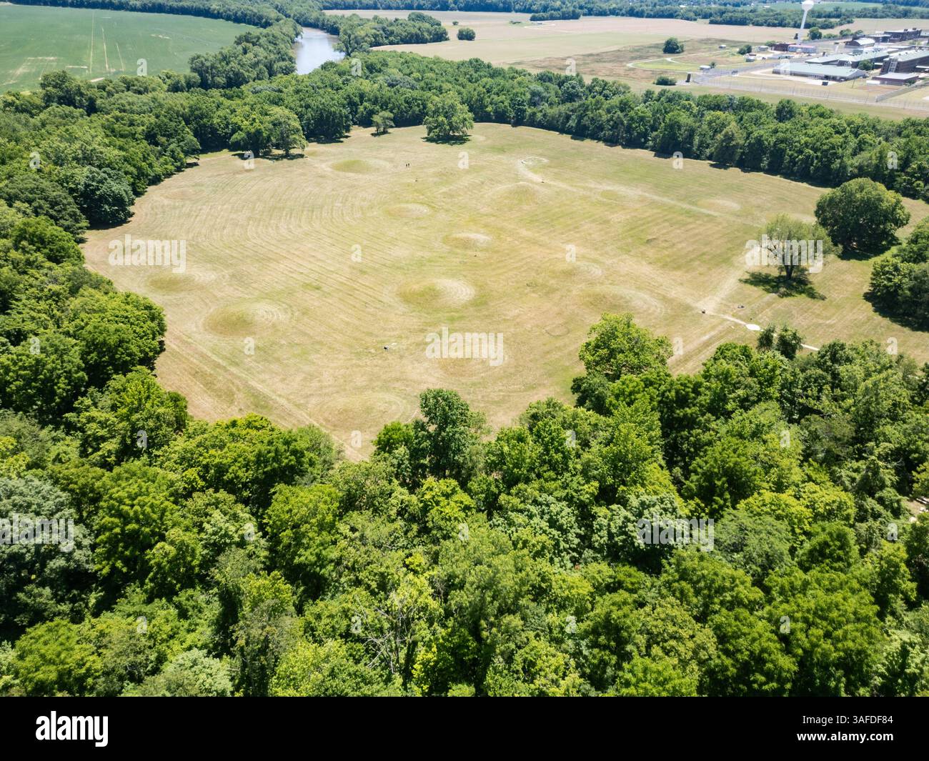 Mound City, Hopewell culture National Historical Park, Chillicothe, OH 45601 Banque D'Images