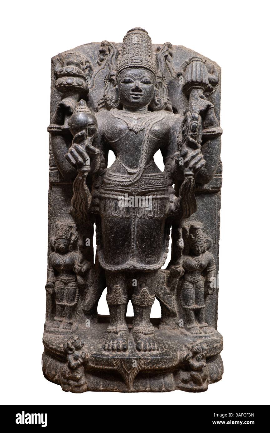 Vishnu. XIIIe siècle après JC. Bhubaneshwar. Banque D'Images Vishnu. XIIIe siècle après JC. Bhubaneshwar. Banque D'Images