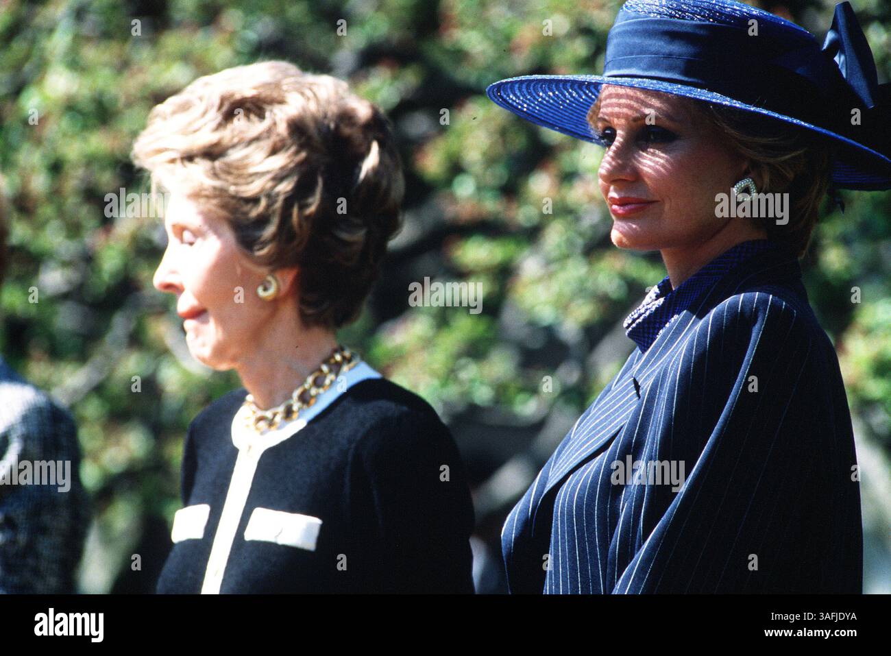 Jill Ireland, actrice et lauréate du cancer courage Award le 29 mars 1988. (Crédit image : The Washington Times/ZUMAPRESS.com) Banque D'Images