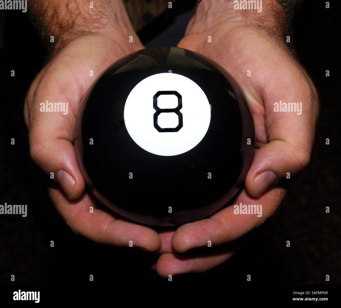 Pour le Dept.une photo de la boule Magic Eight....un jouet qui prédira l'avenir. La photo a été prise lundi (crédit image : St Petersburg Times/ZUMAPRESS.com) Banque D'Images