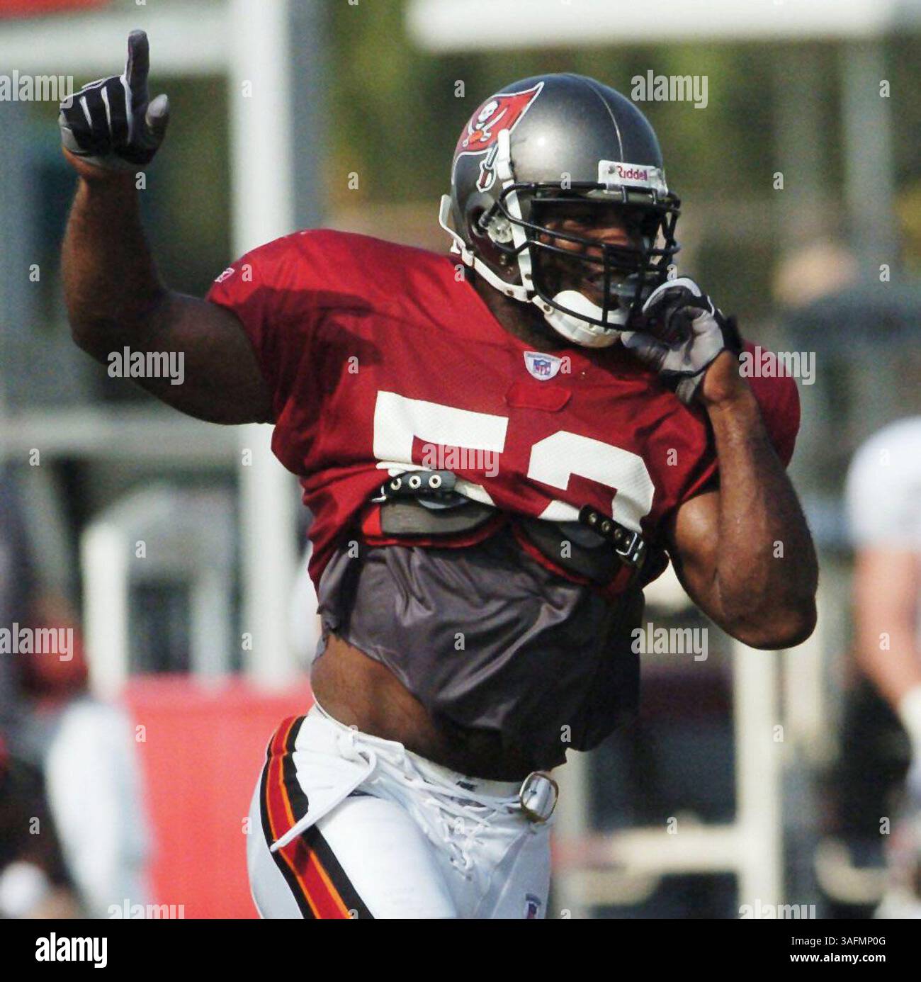 Camp d'entraînement Buccaneer de Tampa Bay au Disney Wide World of Sports. Des photos ont été prises vendredi (6/08/06) lors de la pratique matinale. Toutes les pièces D'identité proviennent de la liste officielle.***photo 14. Ian Gold (crédit image : St Petersburg Times/ZUMAPRESS.com) Banque D'Images