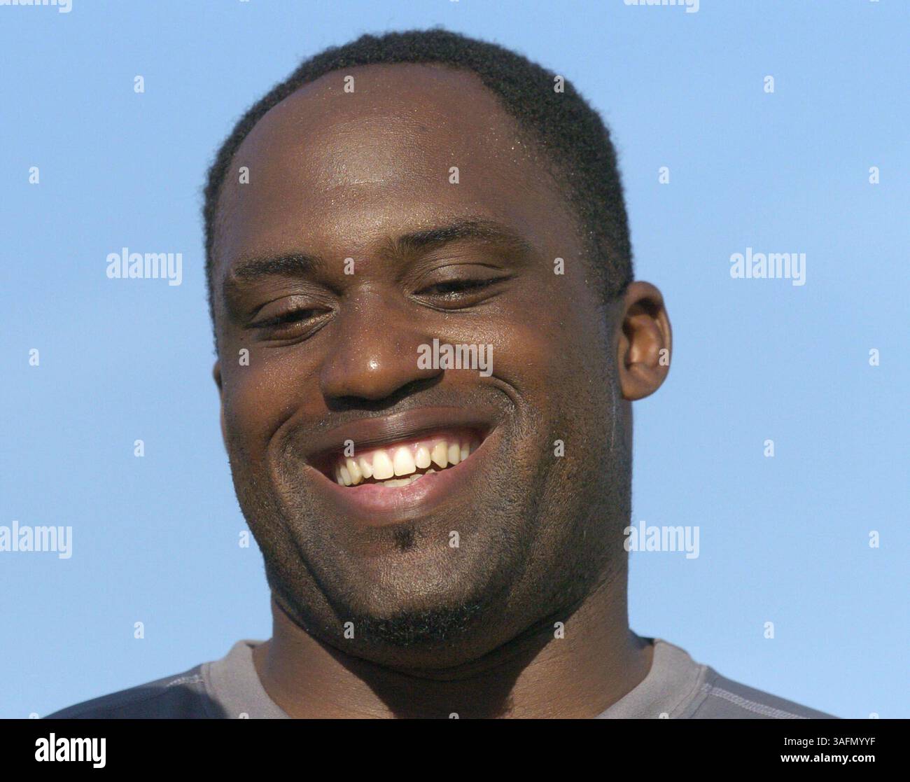 Pour les sports, photos de Chidi Ahanotu au One Buc place et du nouveau kicker, Jay Taylor. Les photos ont été prises mercredi (crédit image : St Petersburg Times/ZUMAPRESS.com) Banque D'Images