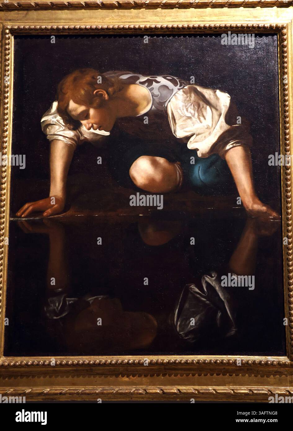 Narcisse suspendu au Palazzo Barberini à Rome Italie Banque D'Images Narcisse suspendu au Palazzo Barberini à Rome Italie Banque D'Images