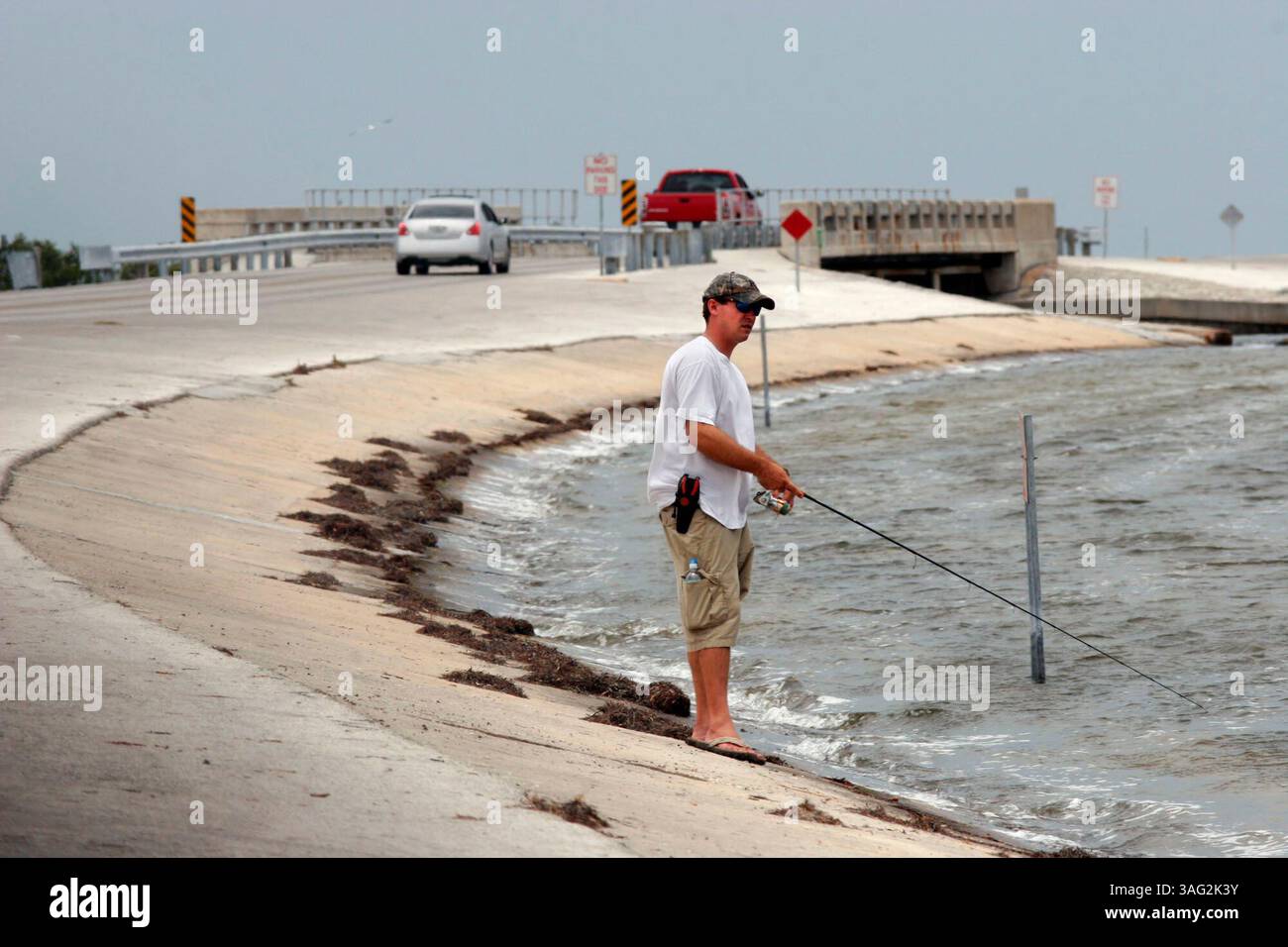 TARPON SPRINGS - (6/16/2008) - 1) pêcheur Rodney Johnson (crédit image : St Petersburg Times/ZUMAPRESS.com) Banque D'Images