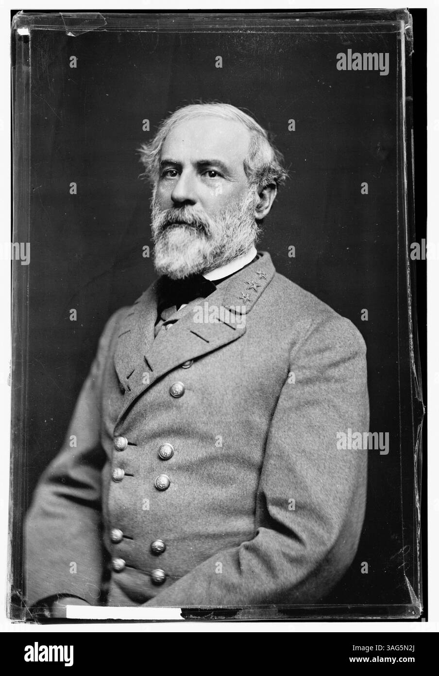 14 avril 2012 - Washington, DC, États-Unis - le génie confédéré Robert E. Lee commande l'armée de Virginie du Nord pendant les batailles des sept jours en juin et juillet 1862. (Crédit image : © Handout/Library of Congress/MCT/ZUMAPRESS.com) Banque D'Images