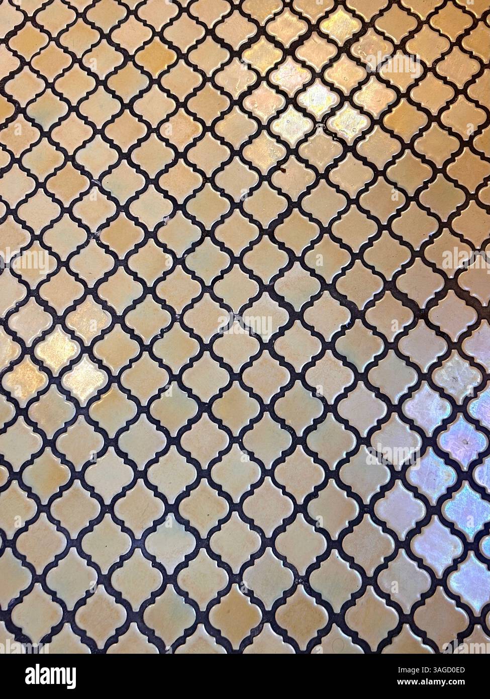 Motif mosaïque vintage - Image de stock capturée avec un smartphone