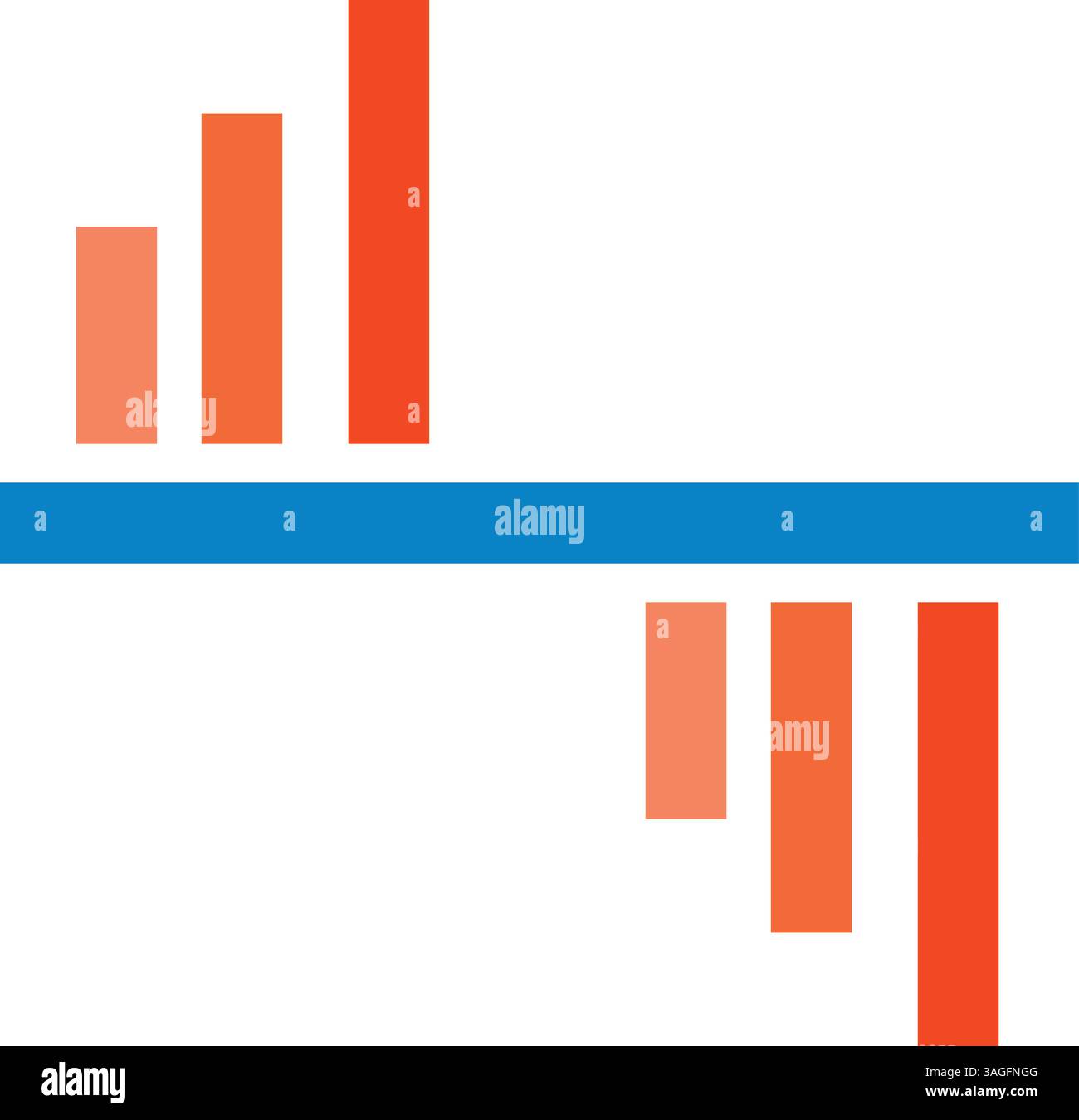 Image vectorielle d'icône de représentation graphique. Convient aux applications mobiles, aux applications Web et aux médias imprimés. Illustration de Vecteur