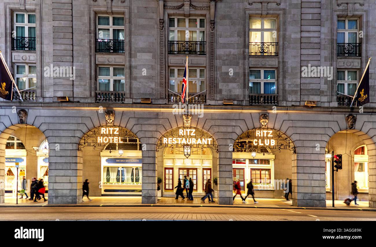 Le Ritz à Piccadilly Londres Royaume-Uni Banque D'Images