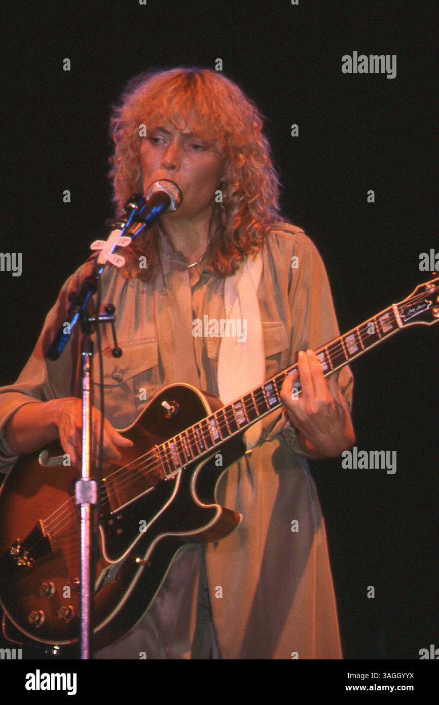 Joni Mitchell, Civic Center, Providence, Rhode Island, États-Unis, 27 août 1979. Banque D'Images