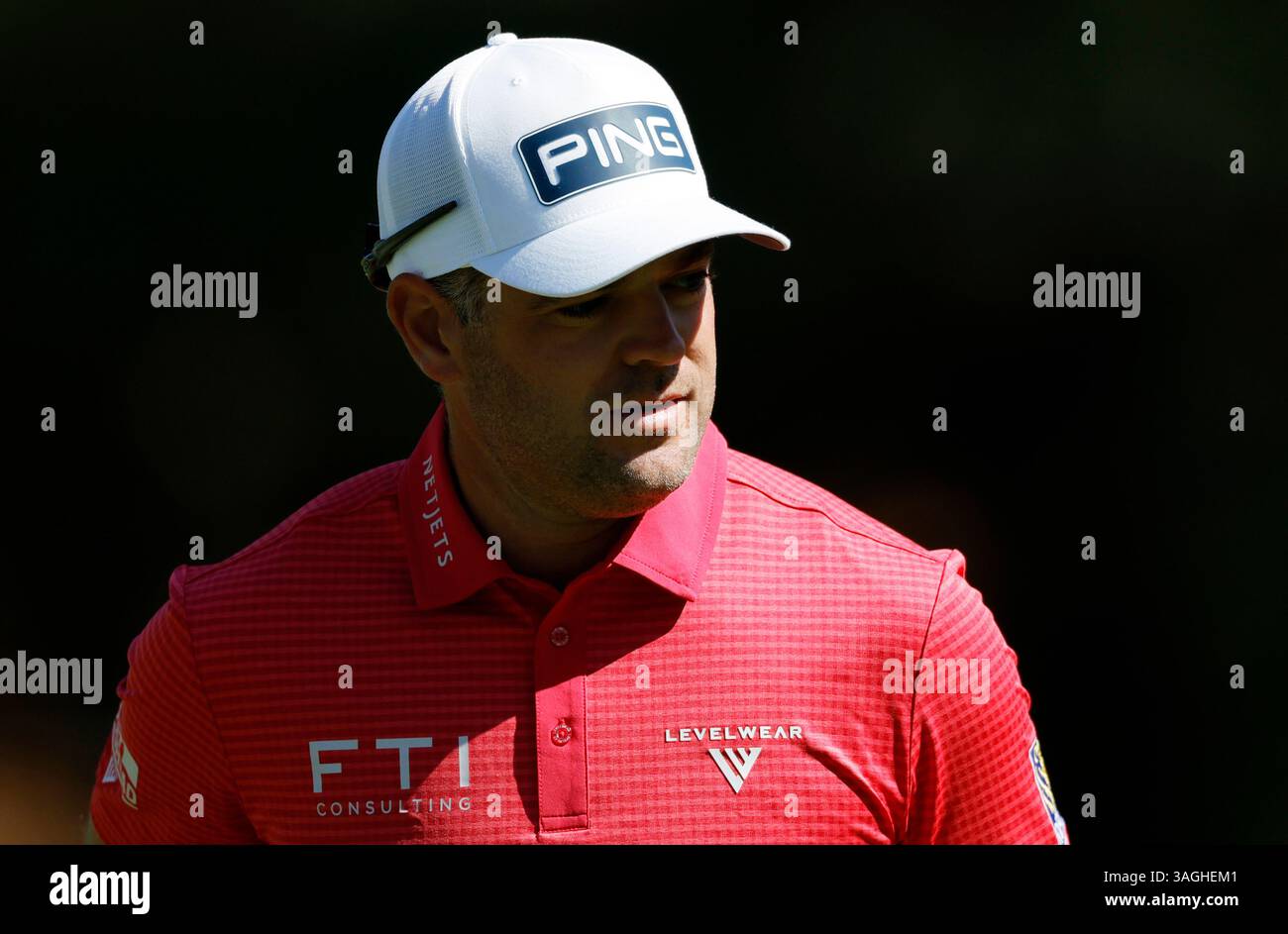 Augusta, États-Unis. 08 avril 2025. Corey Conners du Canada se tient sur le 11e green lors d’une ronde d’entraînement menant au tournoi Masters au Augusta National Golf Club à Augusta, en Géorgie, le mardi 8 avril 2025. Photo de John Angelillo/UPI crédit : UPI/Alamy Live News Banque D'Images
