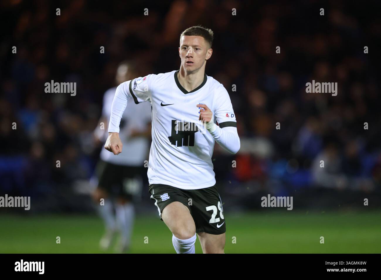 Peterborough, Royaume-Uni. 08 avril 2025. Jay Stansfield (C.-B.) au Peterborough United v Birmingham City EFL League One match, au Weston Homes Stadium, Peterborough, Cambridgeshire, le 8 avril 2025. Crédit : Paul Marriott/Alamy Live News Banque D'Images