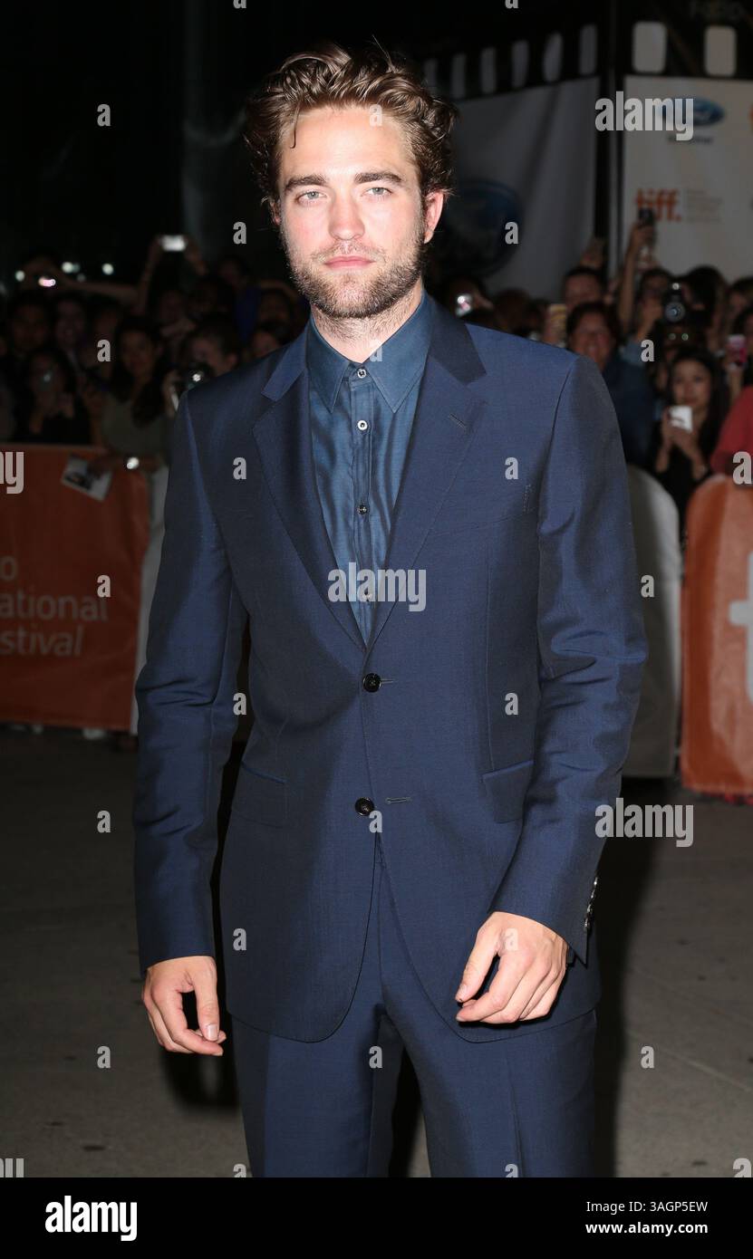 Robert Pattinson à la première de Maps to the Stars au Festival international du film de Toronto 2014. 9 septembre 2014 Banque D'Images