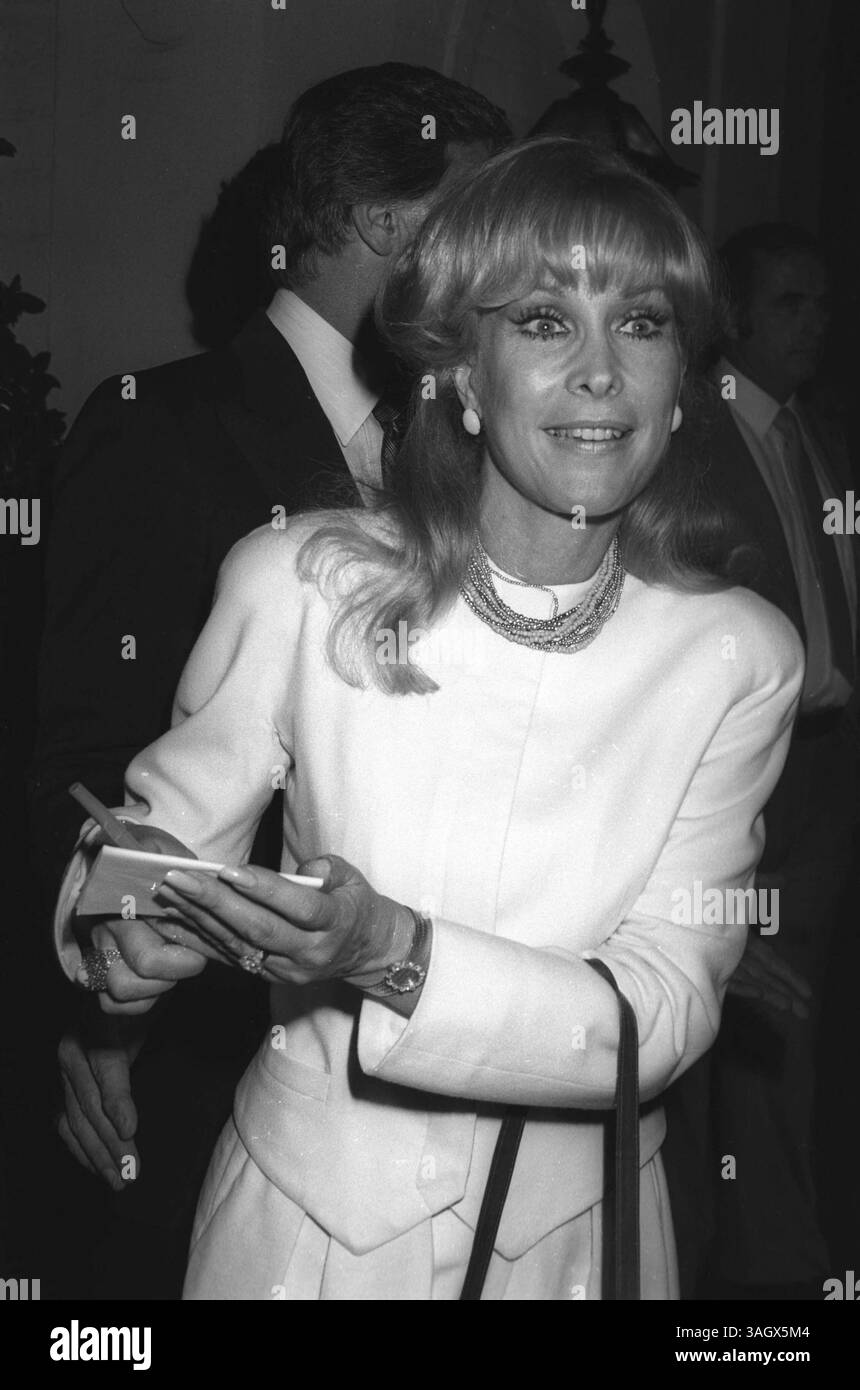 BARBARA EDEN. SOIRÉE TV NBC AU RESTAURANT CHASEN'S EN CALIFORNIE 05-19-1981.# 11676.PHOTO DE PHIL ROACH-IPOL-GLOBE PHOTOS, INC (Crédit image : © Phil Roach/Globe photos/ZUMAPRESS.com) Banque D'Images