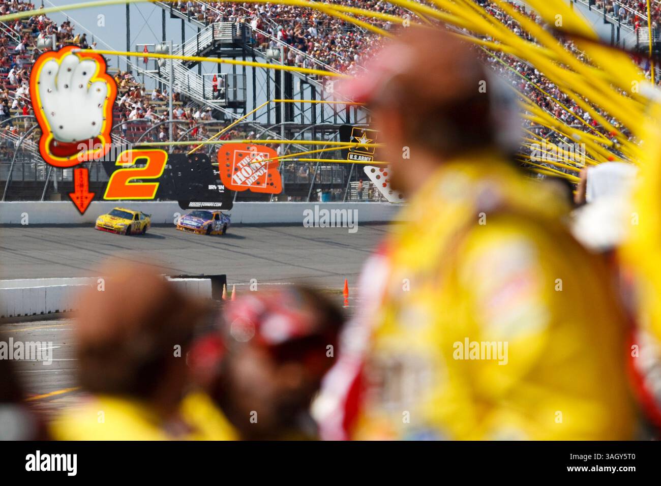 14 juin 2009 : Life Lock 400 course, Michigan International Speedway, Brooklyn, mi. (Crédit image : © Rick Osentoski/Cal Sport Media/ZUMA Press) Banque D'Images 14 juin 2009 : Life Lock 400 course, Michigan International Speedway, Brooklyn, mi. (Crédit image : © Rick Osentoski/Cal Sport Media/ZUMA Press) Banque D'Images