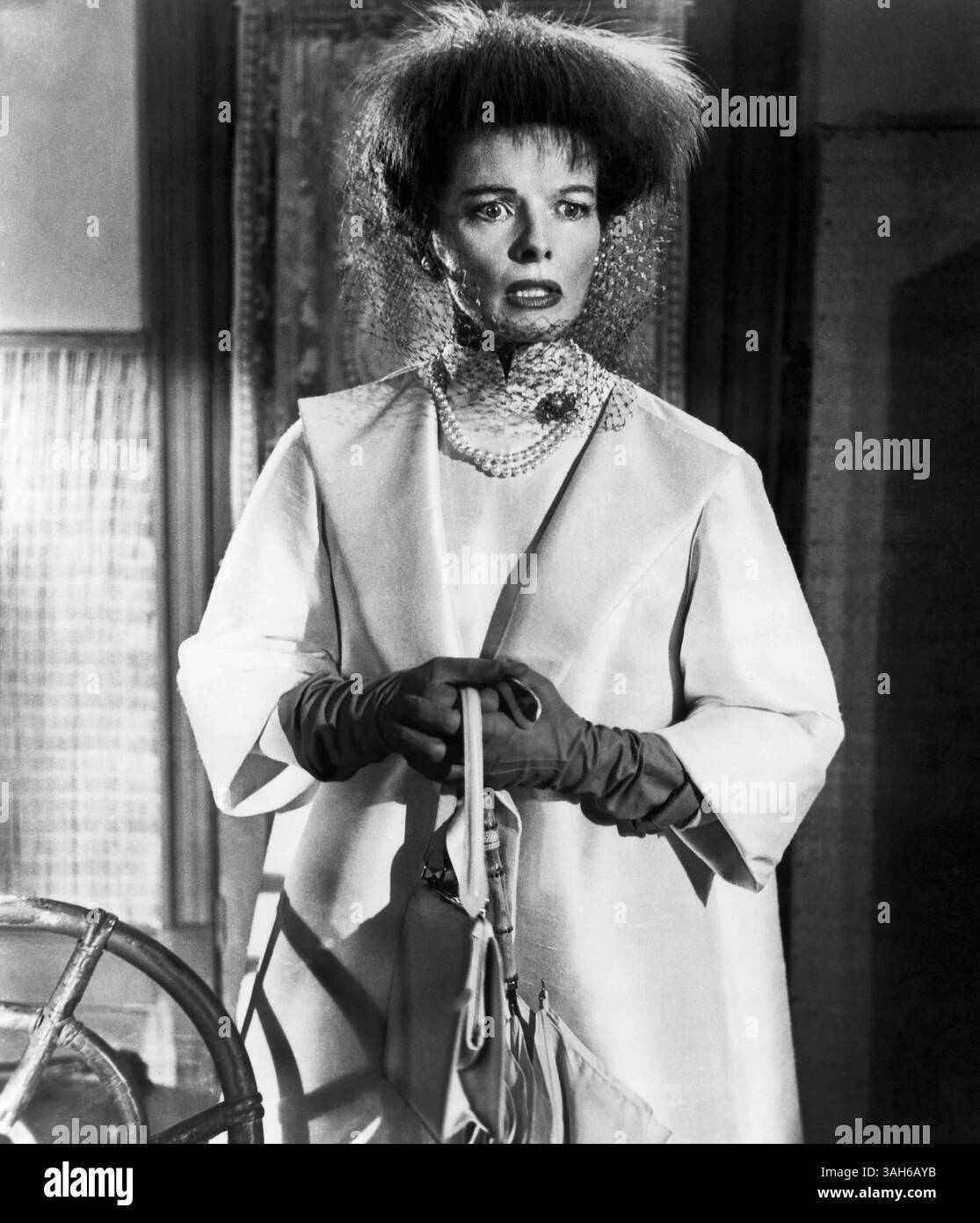 21 mars 2006 - Katharine Hepburn, sur le plateau du film ''soudain, l'été dernier'', 1959 (crédit image : © Glasshouse/ZUMA Wire) Banque D'Images