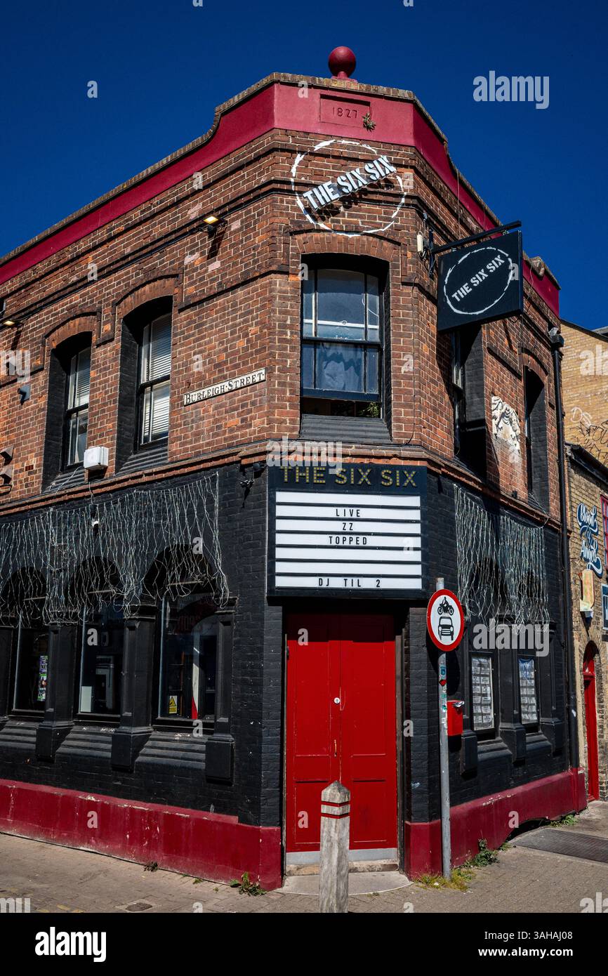 The six six Cambridge - salle indépendante de musique populaire et Rock Bar dans le centre de Cambridge au Royaume-Uni, situé au 170 East Road Cambridge au Royaume-Uni. Banque D'Images