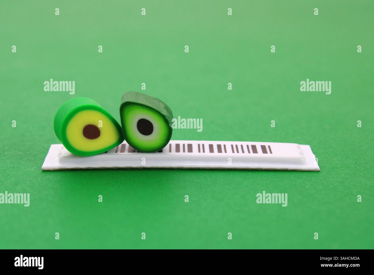 Deux avocats sur un code-barres Banque D'Images