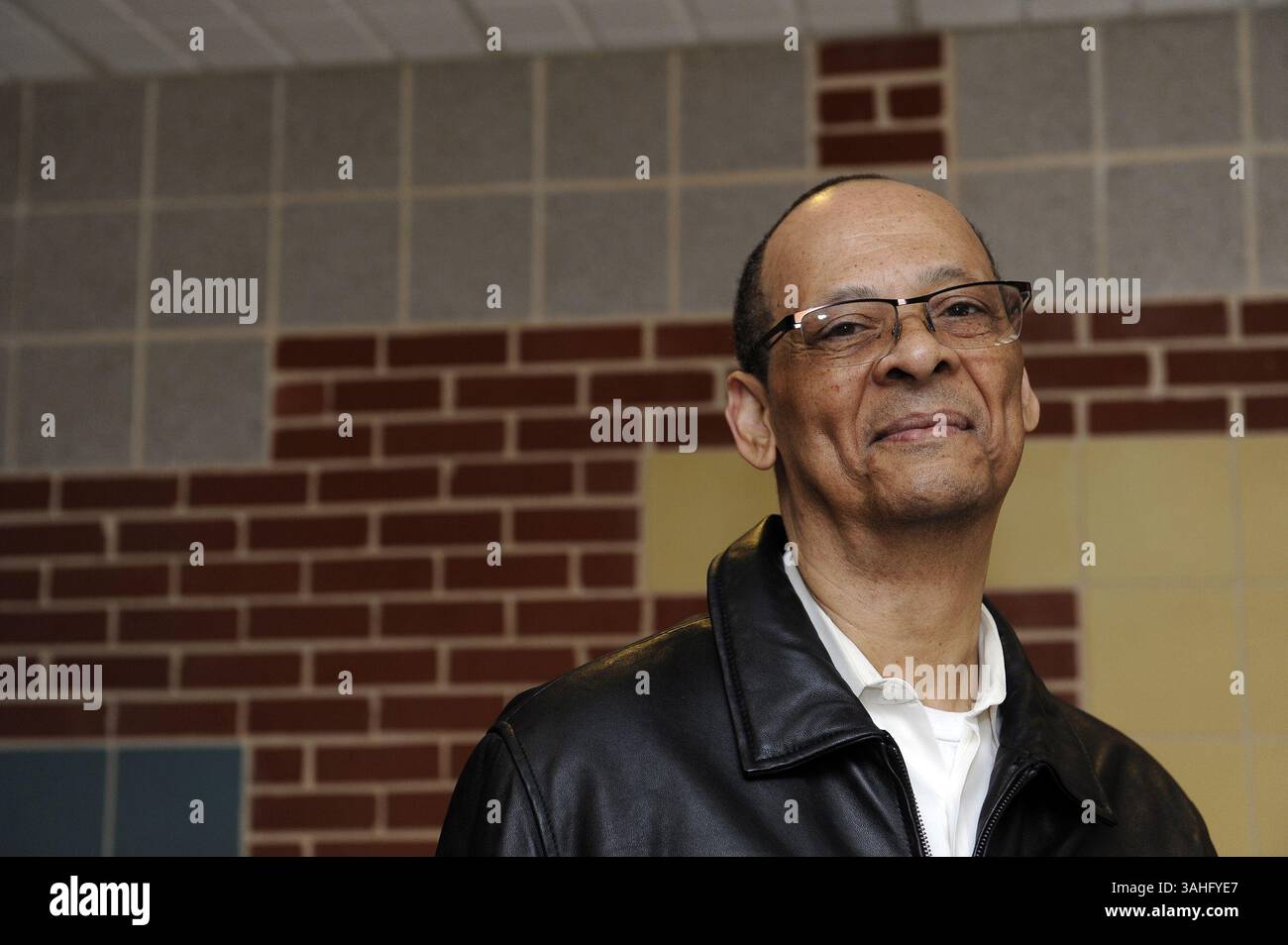 24 avril 2015 - Baltimore, MD, États-Unis - Dr Louis Wilson, pasteur principal de New Song Community Church, pose pour un portrait le 24 avril 2015 à Baltimore, Md. (crédit image : © Barbara Haddock Taylor/TNS/ZUMA Wire) Banque D'Images