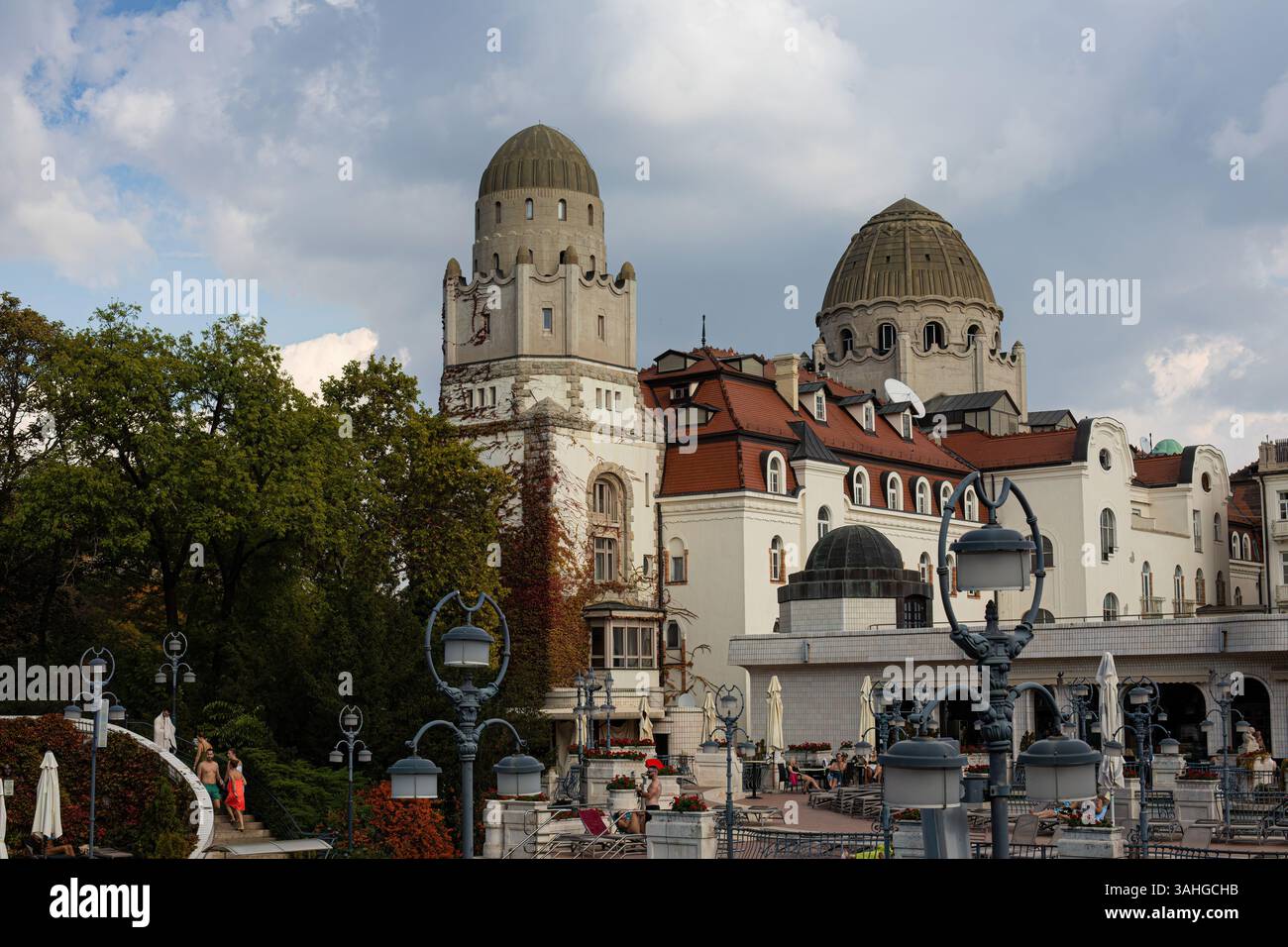 Budapest, Hongrie - octobre 7,2023 : bâtiment des thermes de Gellert Banque D'Images