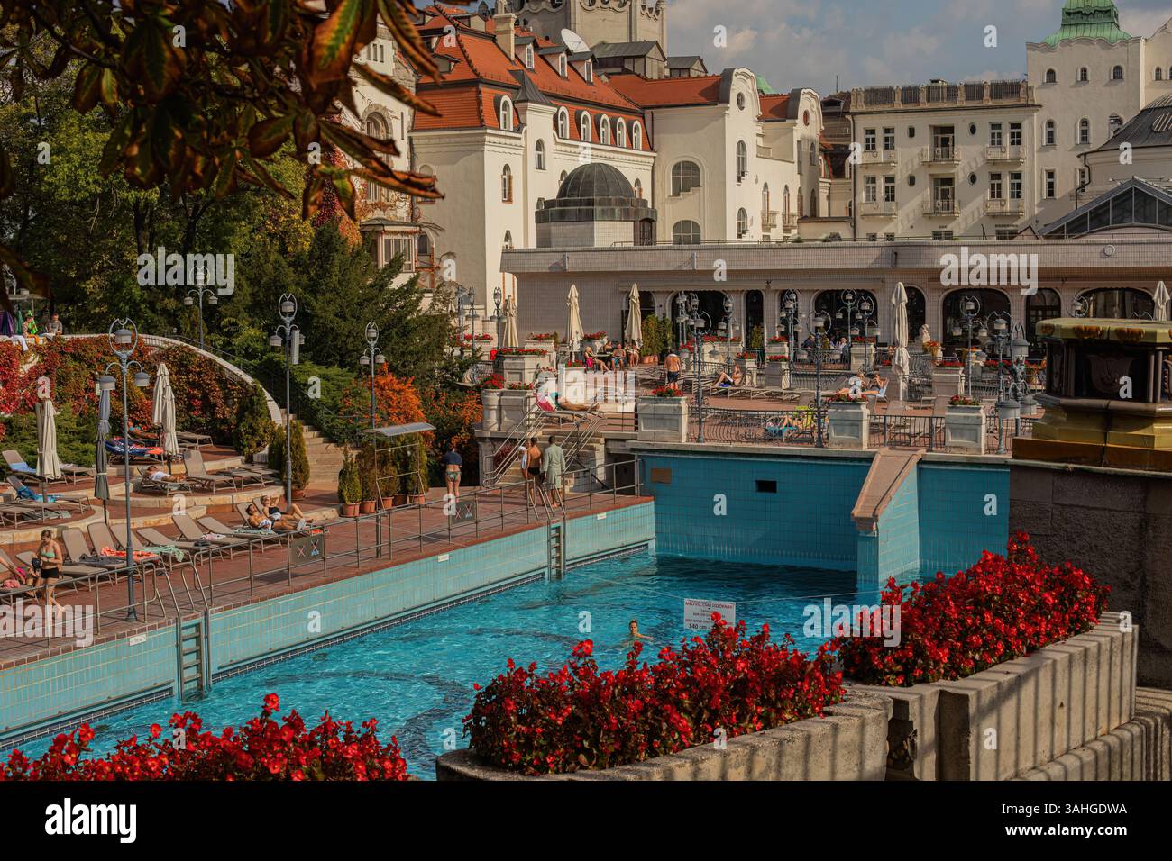 Budapest, Hongrie - octobre 7,2023 : bâtiment des thermes de Gellert Banque D'Images