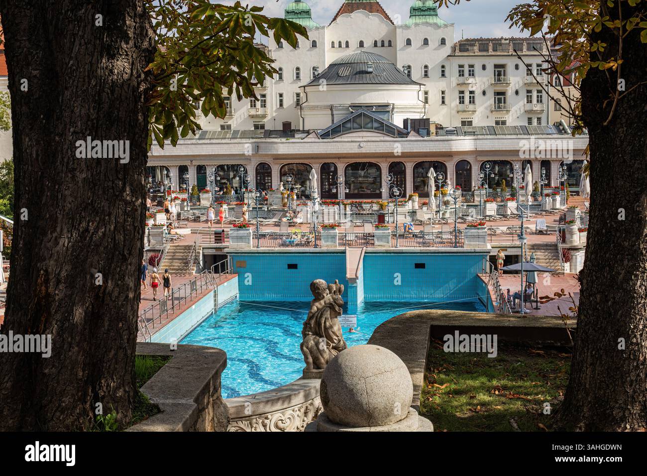 Budapest, Hongrie - octobre 7,2023 : bâtiment des thermes de Gellert Banque D'Images
