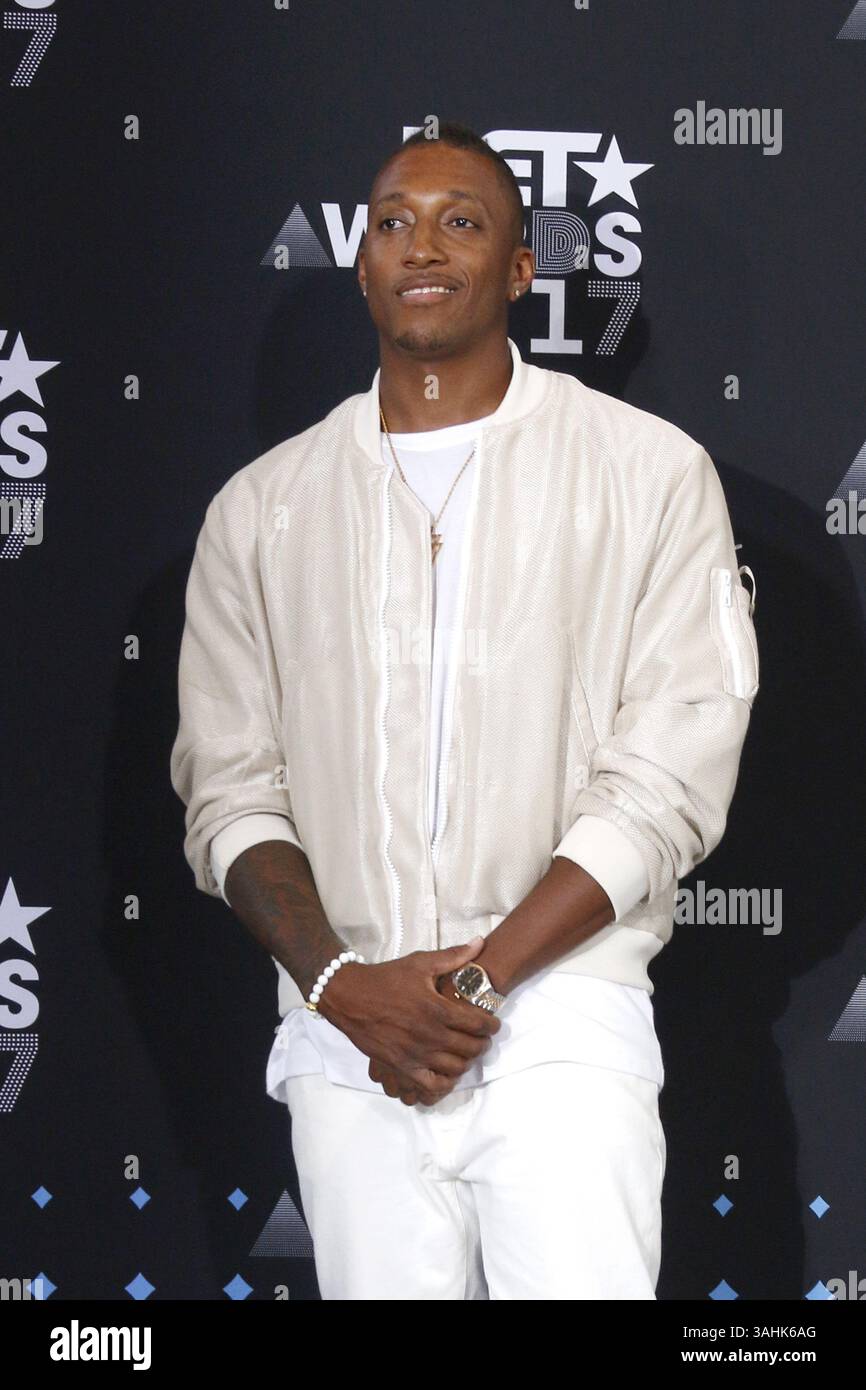 25 juin 2017 - Los Angeles, CA, USA - LOS ANGELES - juin 25 : Lacrae aux BET Awards 2017 - salle de presse au Microsoft Theater le 25 juin 2017 à Los Angeles, CA (image crédit : © Kathy Hutchins/Newscom via ZUMA Press) Banque D'Images