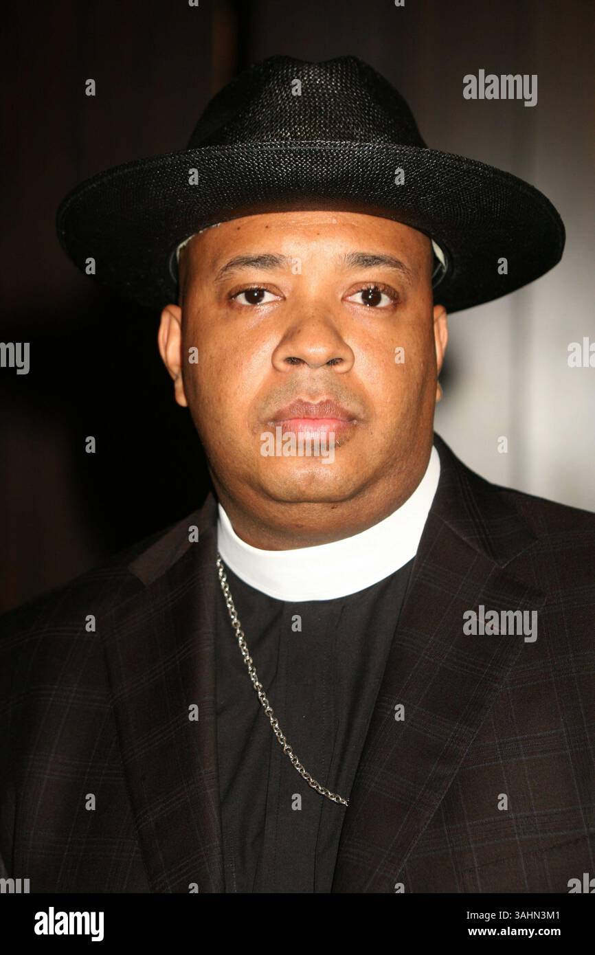 10 février 2007 - Beverly Hills, CA, États-Unis - 10 février 2007 - Beverly Hills, Californie - Joseph Simmons, ''Reverend Run''. Clive Davis 2007 Pre-Grammy Awards Party au Beverly Hilton Hotel. Crédit photo : Byron Purvis/AdMedia (crédit image : © Byron Purvis/AdMedia via ZUMA Wire) Banque D'Images