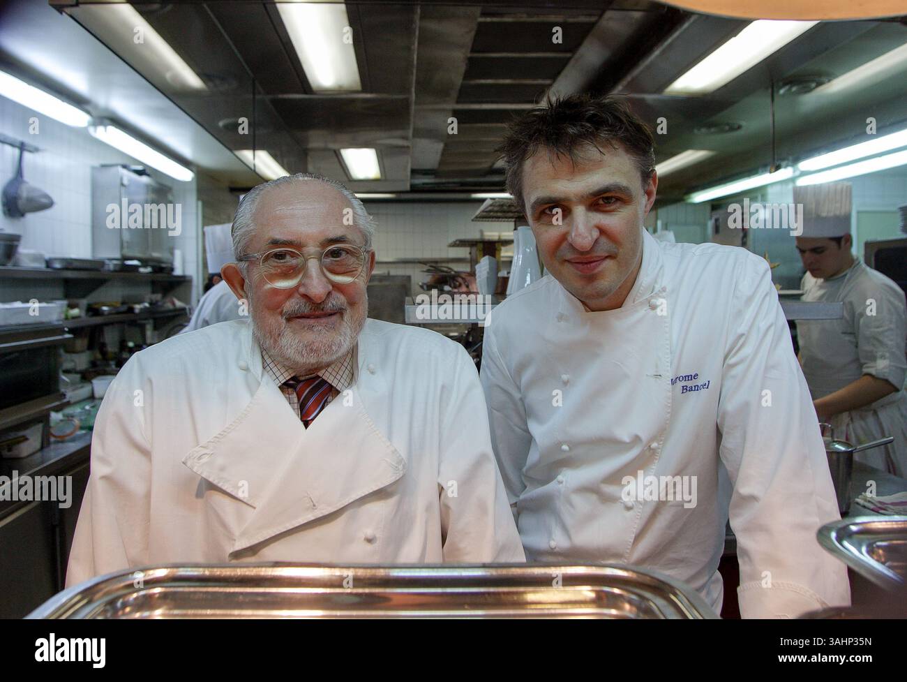 29 janvier 2010 - Paris, France - Restaurant Senderens, Alain Senderens (2 décembre 1939 â€“ 25 juin 2017) était un chef et praticien français de la Nouvelle cuisine. Le Figaro le crédite comme l'inventeur des associations gastronomiques et vinicoles. (Crédit image : © Ania Freindorf via ZUMA Wire) Banque D'Images