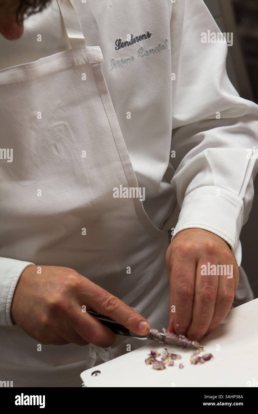 16 novembre 2010 - Paris, France - Restaurant Senderens, Alain Senderens (2 décembre 1939 â€“ 25 juin 2017) était un chef et praticien français de la Nouvelle cuisine. Le Figaro le crédite comme l'inventeur des associations gastronomiques et vinicoles. (Crédit image : © Ania Freindorf via ZUMA Wire) Banque D'Images