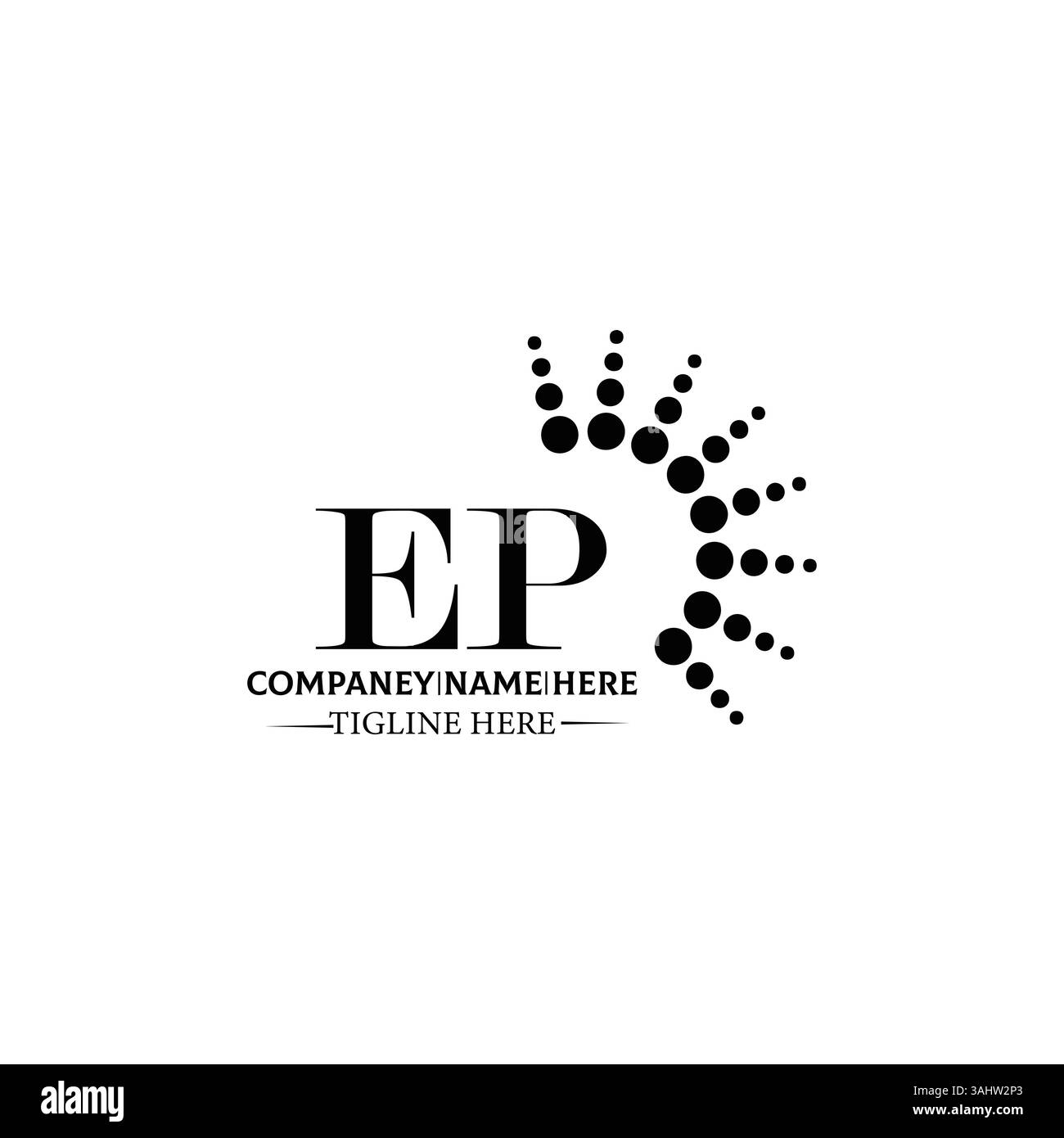 EP Set, EP, conception E P, lettre E P, logo E P, e P, lettre EP, logo EP, monogramme EP, jeu de logo lettre EP, graphique, icône, identité, industrie, initiale, le Illustration de Vecteur