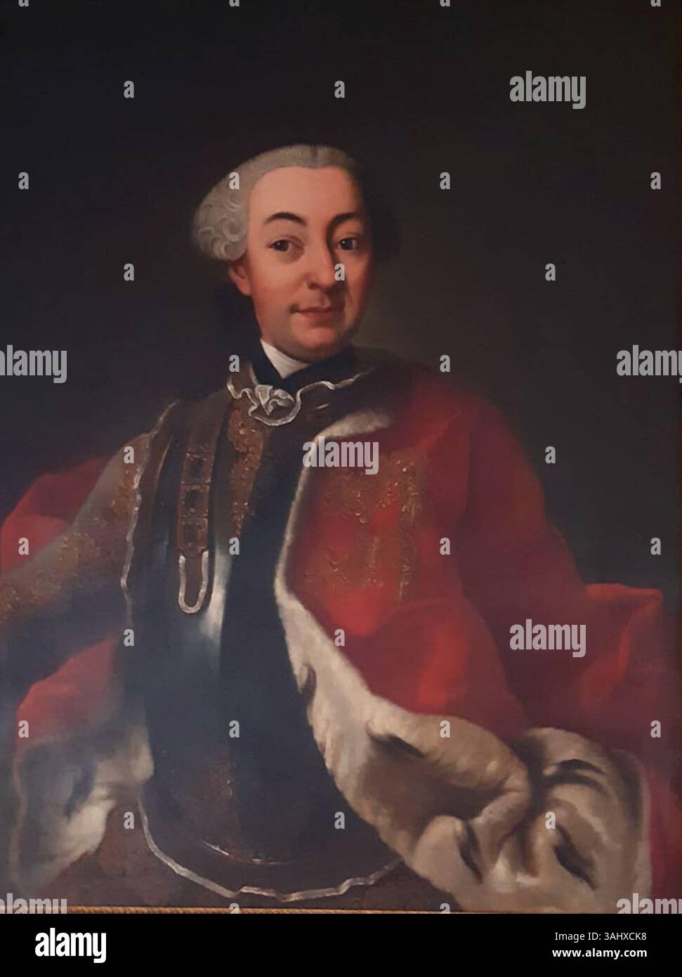 Ce portrait du XVIIIe siècle de Martin van Meytens représente Ferdinand Philipp von Lobkowicz, le 6e prince de Lobkowicz, mettant en valeur son statut aristocratique. Banque D'Images