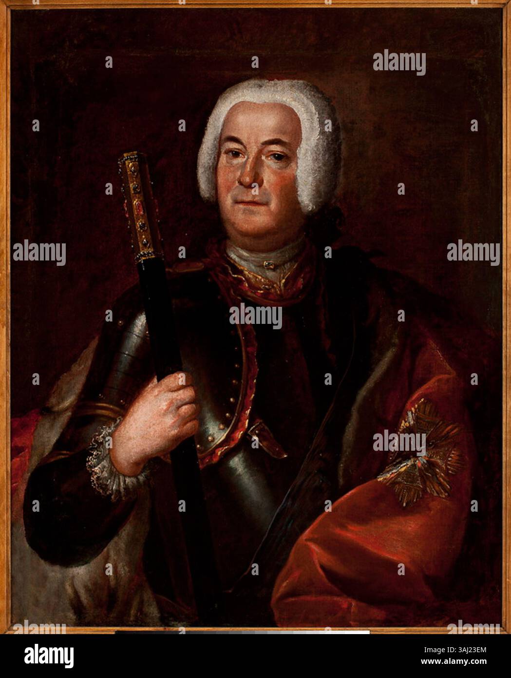 Portrait de Pawe Karol Sanguszka, grand maréchal de Lituanie, réalisé ...
