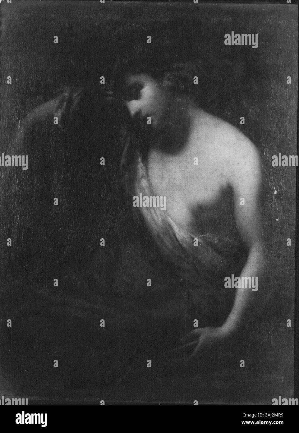 Diana repos, attribué à Francesco Furini, est une peinture datant des années 1630 aux années 1680, représentant la déesse mythologique Diana dans un moment de repos serein. Cette huile sur toile met en évidence la représentation détaillée de Furini de la déesse dans la mythologie classique. Banque D'Images