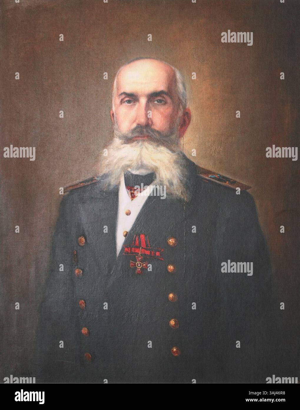 Portrait de Nikolaï Alexandrovitch Rimskiy-Korsakov, début du XXe siècle. Banque D'Images