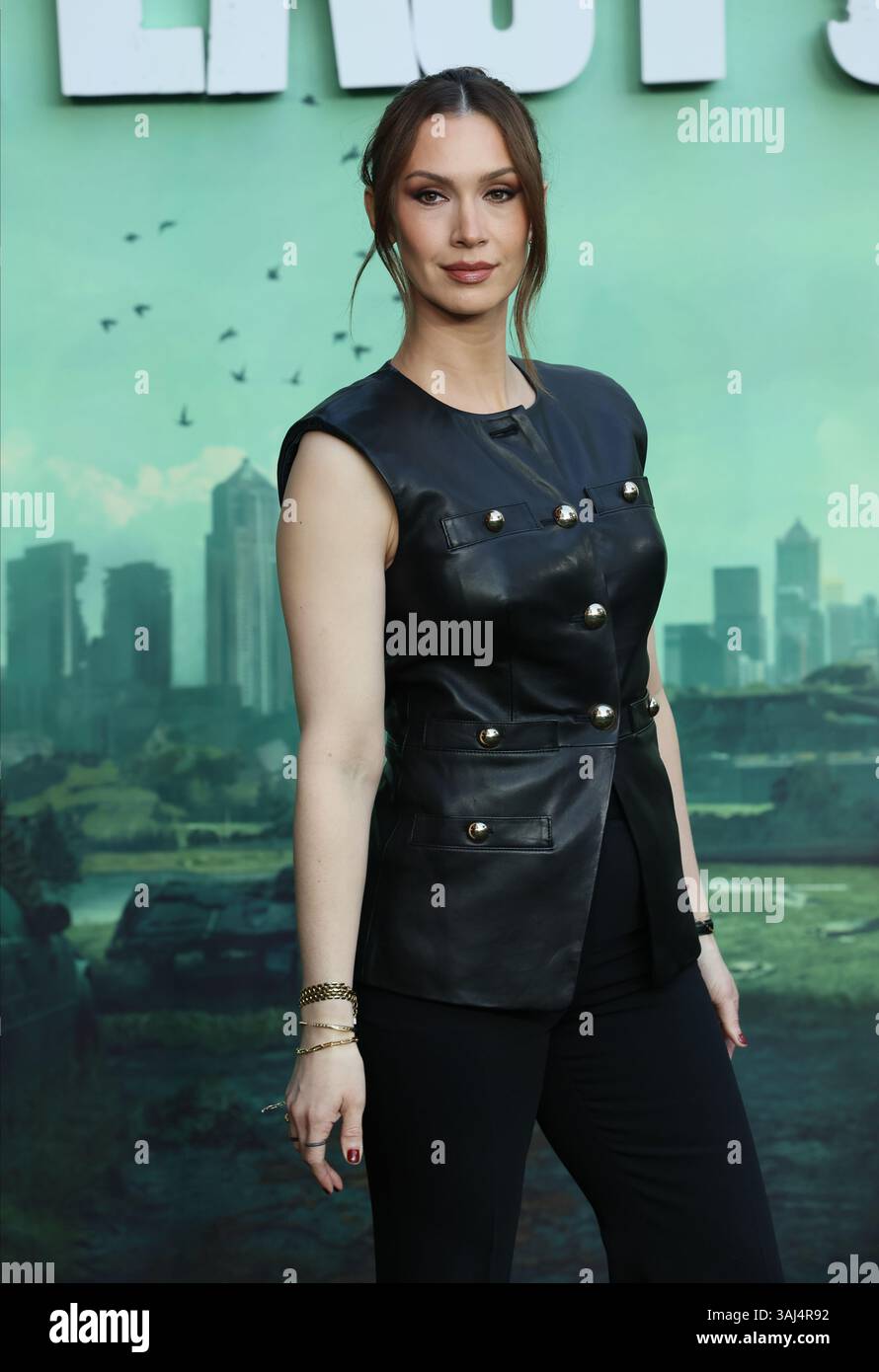 Londres, Royaume-Uni. 10 avril 2025. La productrice Alixandra Fuchs assiste à l'avant-première britannique de « The Last of US » lors du salon vue West End de Londres, en Angleterre. Date de la photo : jeudi 10 avril 2025. Crédit : Isabel Infantes/Alamy Live News Banque D'Images