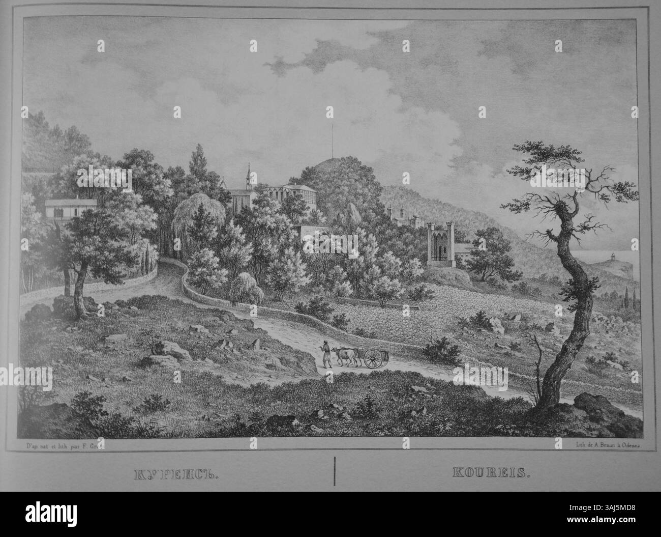 Le travail de Fridrikh Gross de 1842 est un exemple classique de portrait du XIXe siècle, capturant la ressemblance et la personnalité du sujet avec des caractéristiques détaillées et réalistes et de forts contrastes tonaux. Banque D'Images