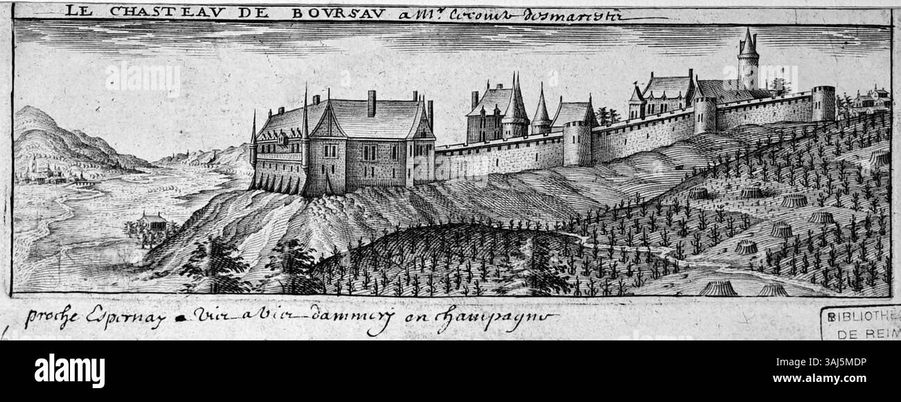 Cette gravure du XVIe siècle de Claude Chastillon met en valeur des détails complexes et une technique experte, représentant une œuvre clé dans l’histoire de la gravure française. Banque D'Images